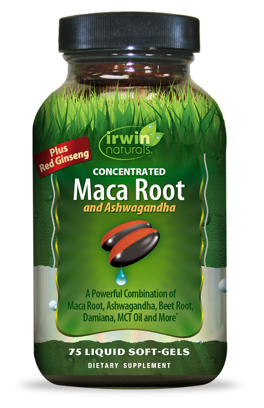 IRWIN NATURALS MACA ROOT AND ASHWAGANDA