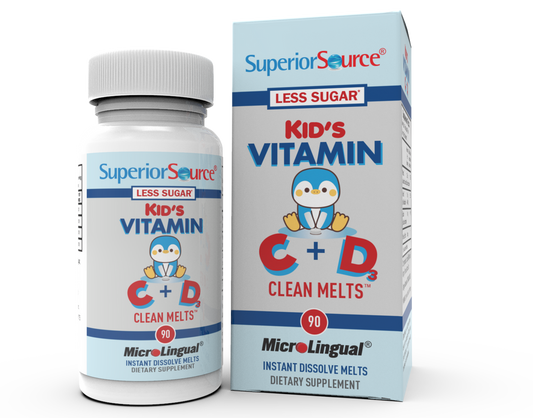 SUPERIOR SOURCE KIDS C+D 90TABLETS