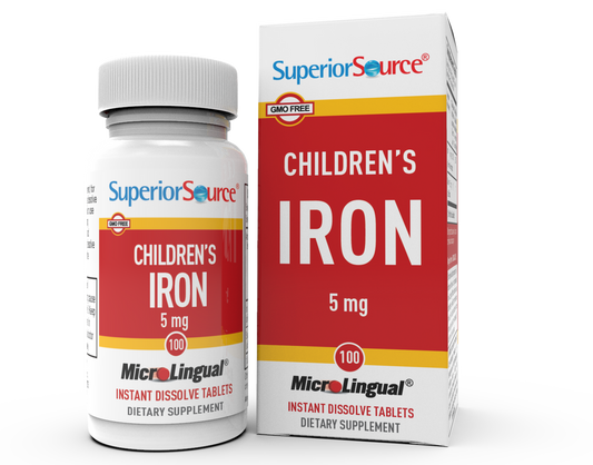 SUPERIOR SOURCE CHILDREN'S IRON 5MG