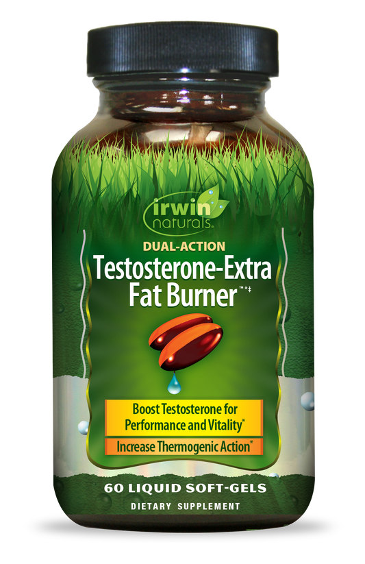 IRWIN NATURALS TESTOSTERONE-EXTRA FAT BURNER 60 SOFTGELS