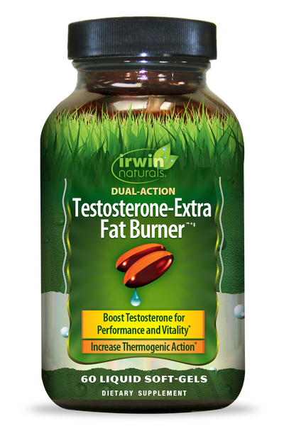 IRWIN NATURALS TESTOSTERONE-EXTRA FAT BURNER 60 SOFTGELS