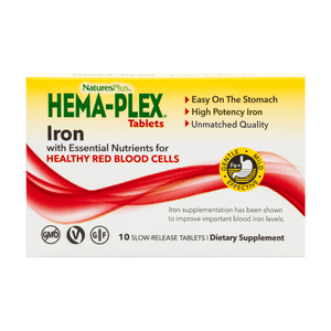 NaturesPlus HEMA-PLEX® Tablet 10ct Pack