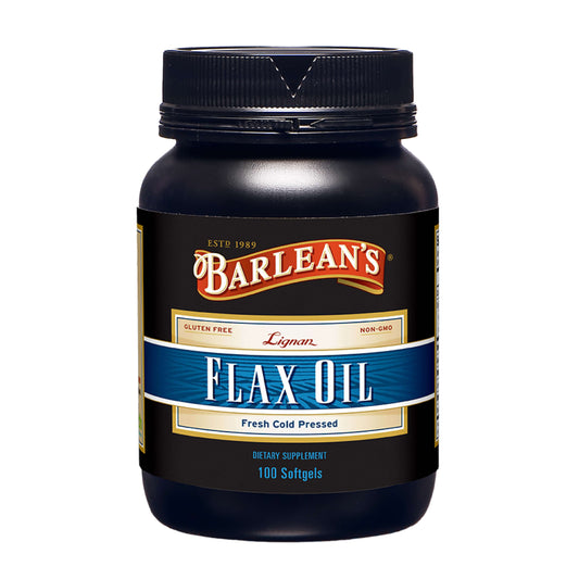 BARLEAN'S LIGNAN FLAX CAPSULES 100SG