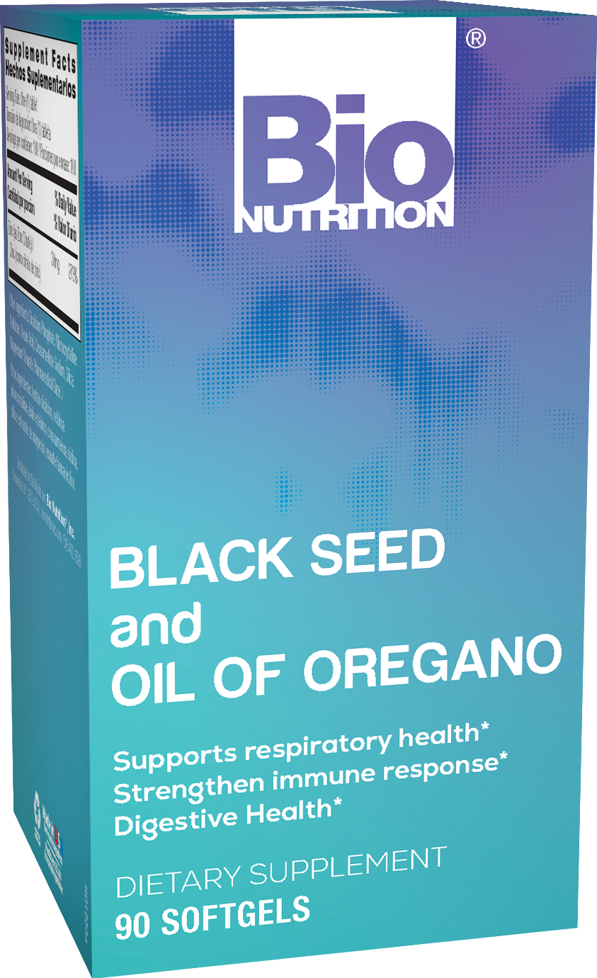 BIO NUTRITION BLACK SEED & OIL OF OREGANO 90 SOFTGEL