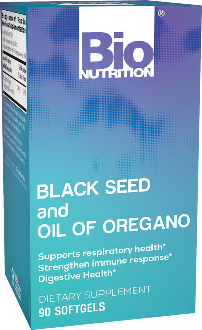 BIO NUTRITION BLACK SEED & OIL OF OREGANO 90 SOFTGEL