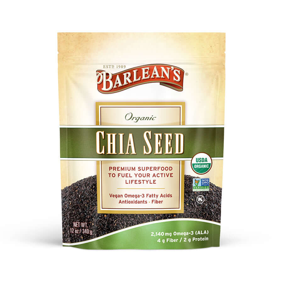 BARLEAN'S ORGANIC CHIA SEED 12OZ