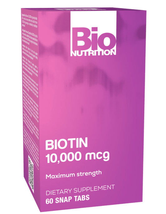 BIO NUTRITION BIOTIN 10,000MCG 60 TABLETS