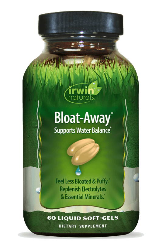 IRWIN NATURALS BLOAT-AWAY WATER BALANCE SUPPORT 60 SOFTGELS