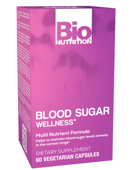 BIO NUTRITION BLOOD SUGAR WELLNESS 60 VEG CAPSULES