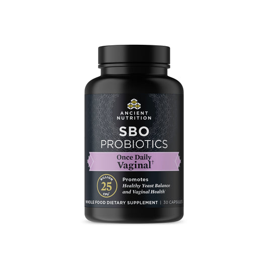 ANCIENT NUTRITION SBO PROBIOTIC ONCE DAILY VAGINAL 30 CAPSULES