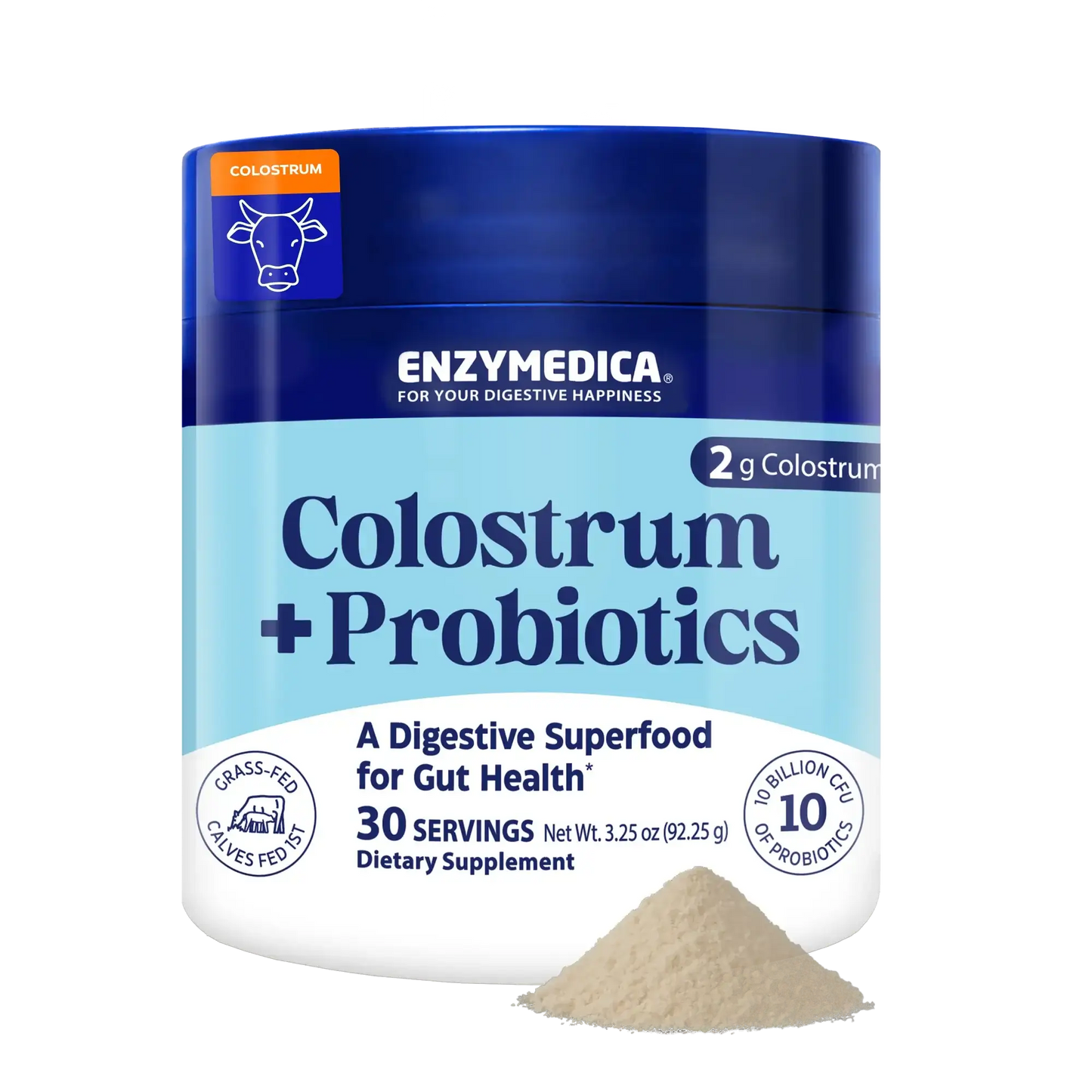 ENZYMEDICA COLOSTROM + PROBIOTICS 3.25OZ 30 SERV