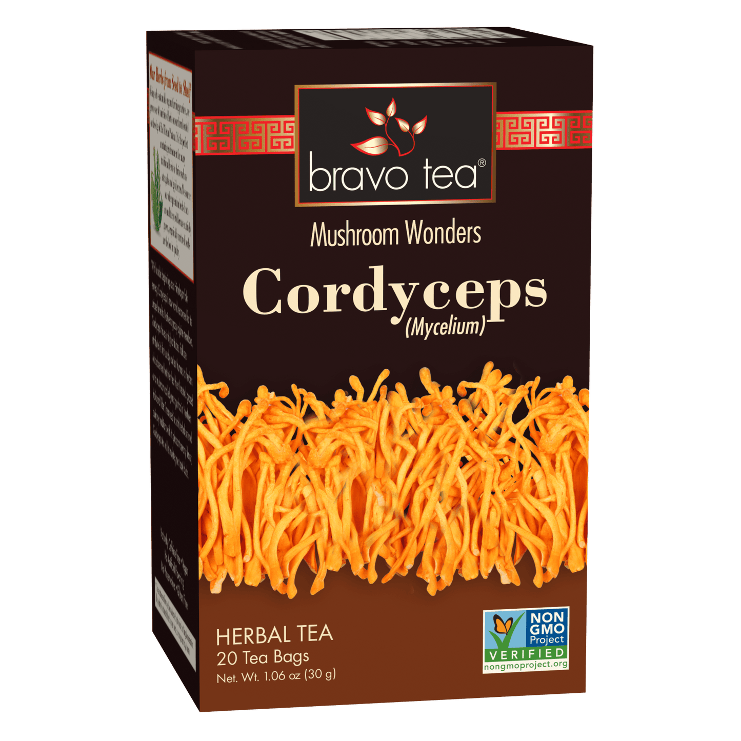 BRAVO CORDYCEPS 20CT TEA BAGS