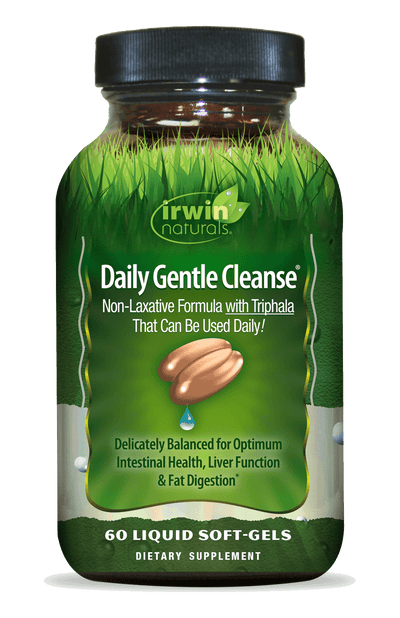 IRWIN NATURALS DAILY GENTLE CLEANSE 60 SOFT GEL