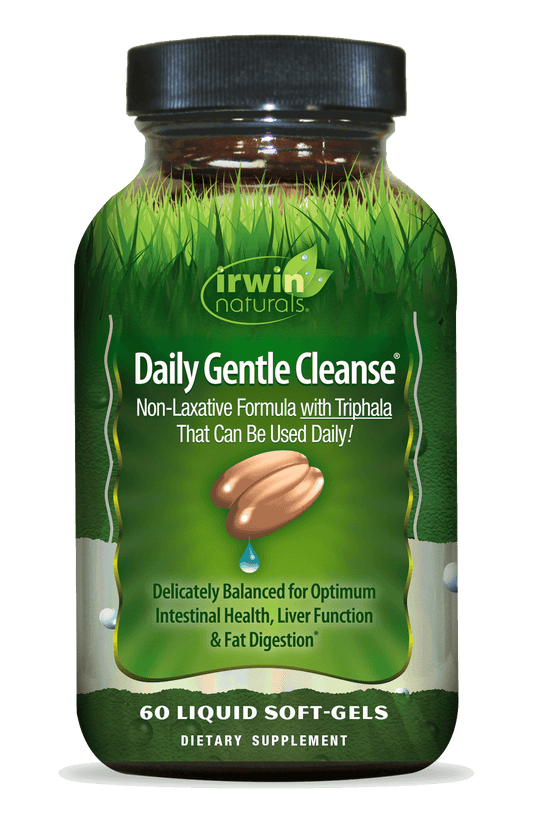 IRWIN NATURALS DAILY GENTLE CLEANSE 60 SOFT GEL