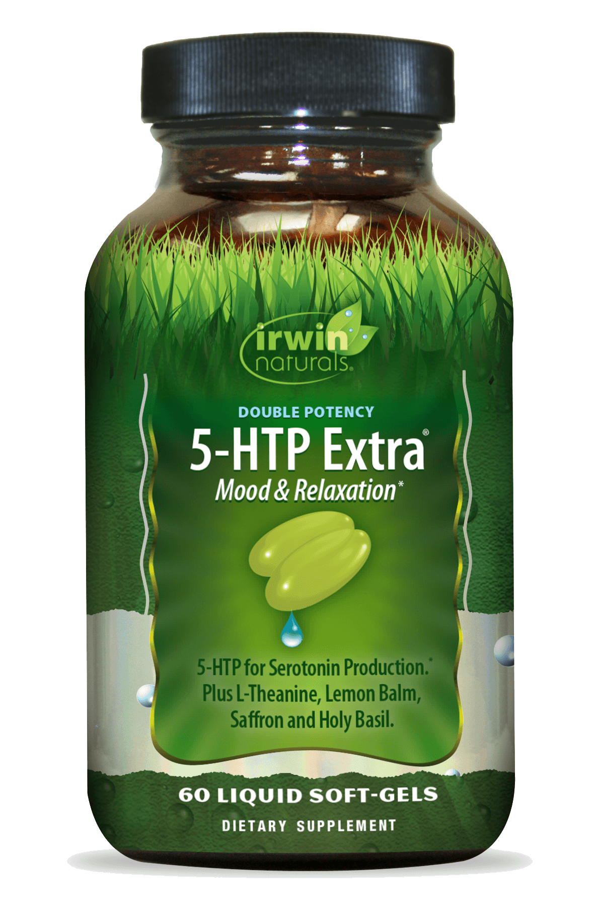 IRWIN NATURALS DOUBLE-POTENCY 5-HTP EXTRA 60 SOFTGELS