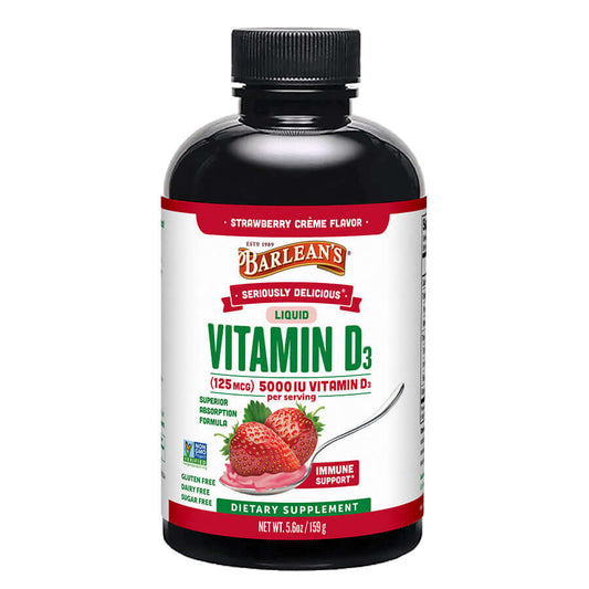 BARLEAN'S VITAMIN D3 STRAWBERRY 5.6 OZ
