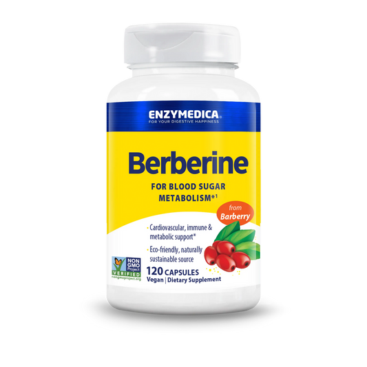 ENZYMEDICA BERBERINE 120 CAPSULES