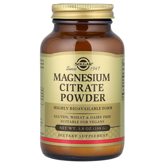 Solgar Magnesium Citrate Powder 3.8 Oz