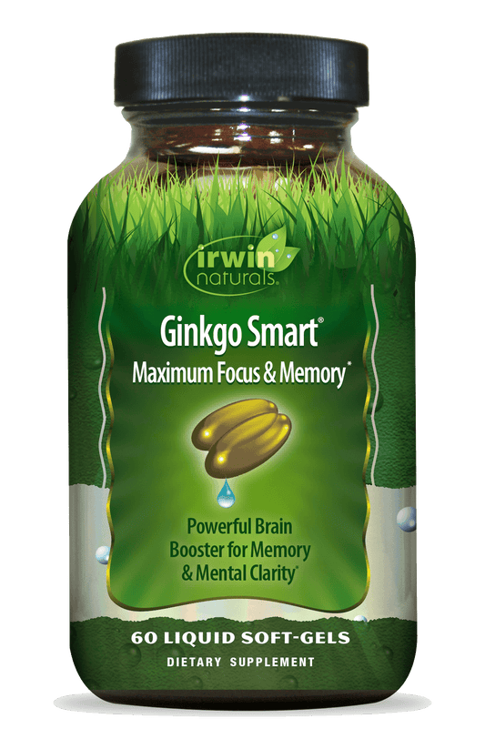 IRWIN NATURALS DOUBLE-POTENCY GINKGO BILOBA 60 SOFTGELS
