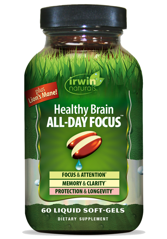 IRWIN NATURALS HEALTHY BRAIN ALA AND BACOMIND 60 SOFTGELS