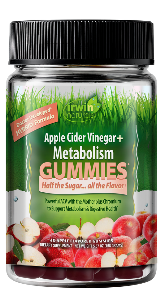 IRWIN NATURALS APPLE CIDER VINEGAR 40 GUMMIES