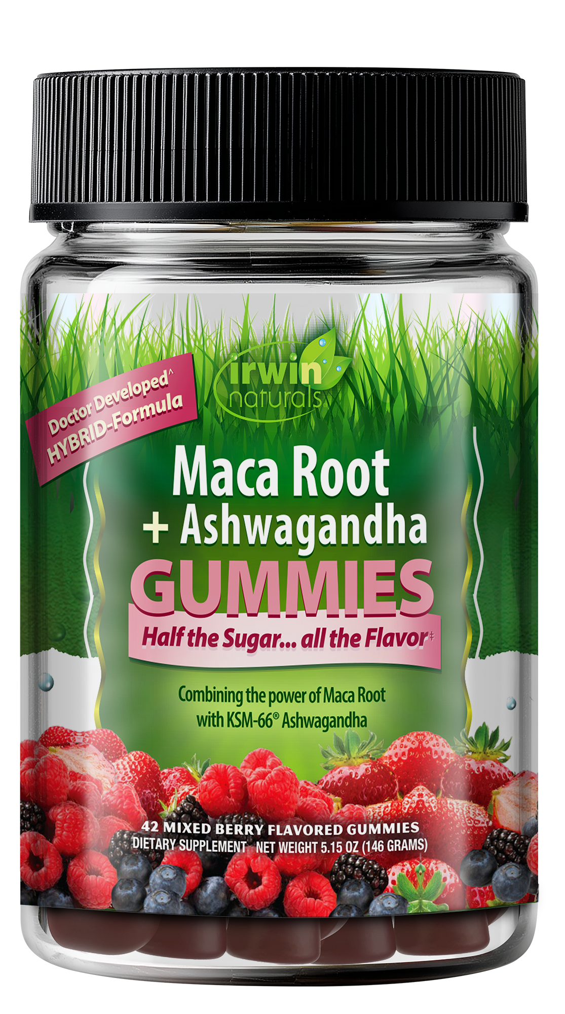 Irwin Naturals Maca Root & Ashwagandha Gummies
