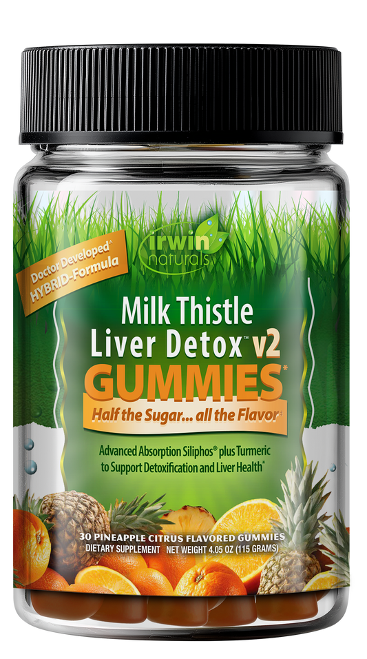 IRWIN NATURALS MILK THISTLE LIVER DETOX 30 GUMMIES