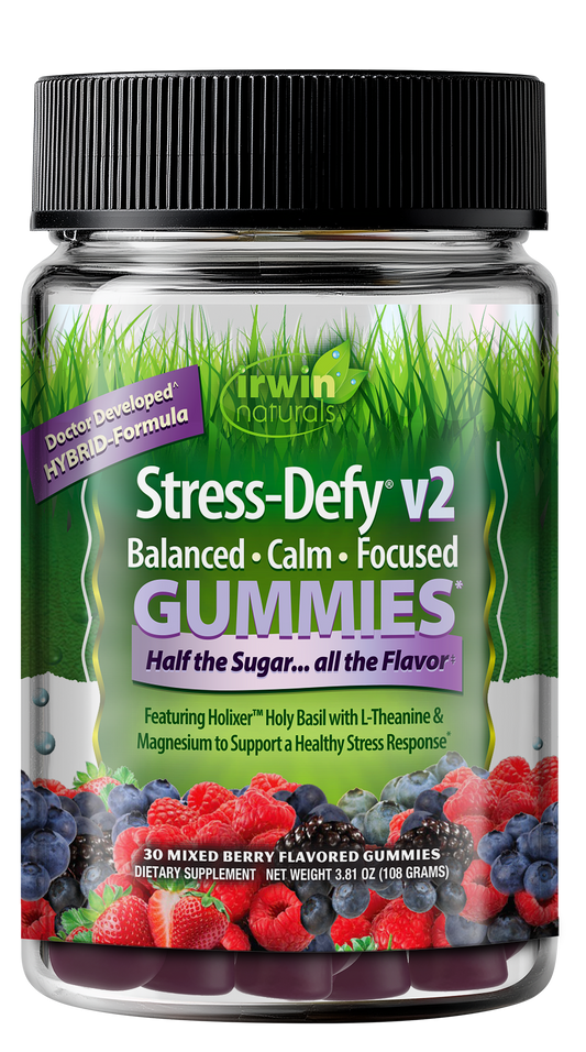 IRWIN NATURALS STRESS-DEFY MIXED BERRY 30 GUMMIES