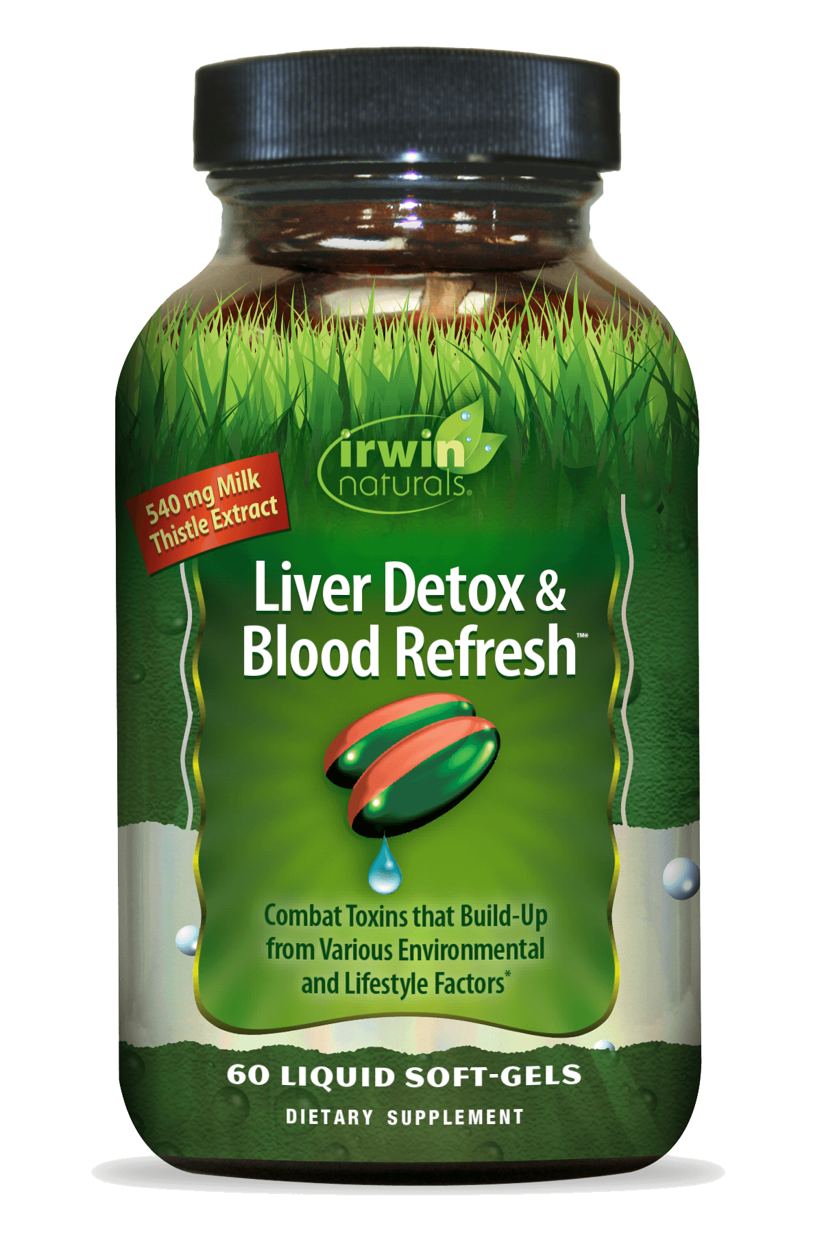 IRWIN NATURALS LIVER DETOX & BLOOD REFRESH 60 SOFT GEL