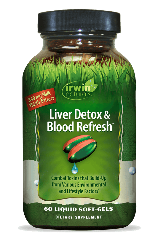IRWIN NATURALS LIVER DETOX & BLOOD REFRESH 60 SOFT GEL