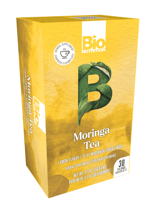 BIO NUTRITION MORINGA TEA LEMON 30CT
