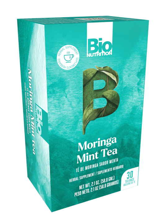 BIO NUTRITION MORINGA TEA MINT 30CT
