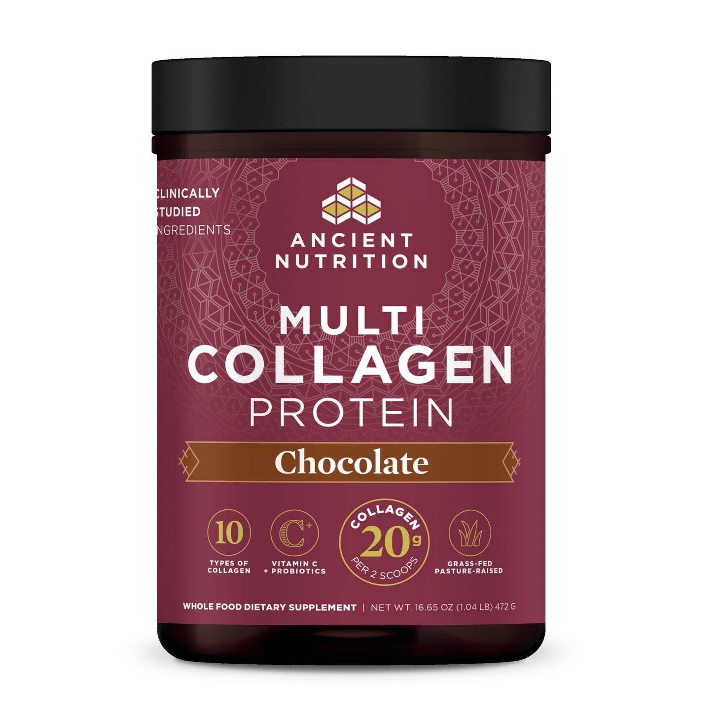 Ancient Nutrition Multi Collagen Protein Chocolate
