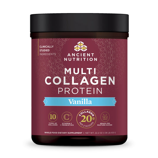 ANCIENT NUTRITION MULTI COLLAGEN PROTEIN VANILLA 45 SERVINGS