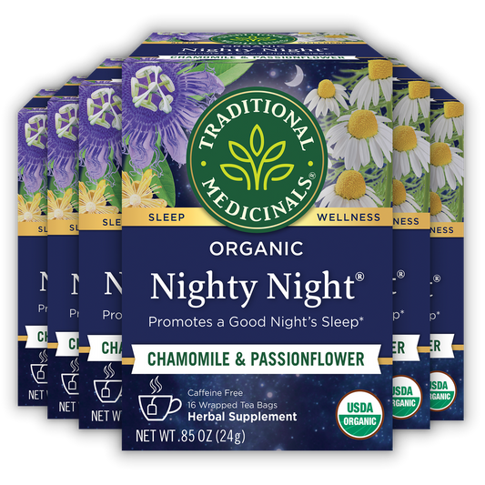 TRADITIONAL MEDICINALS TEA NIGHTY NIGHT CHAM/PASS