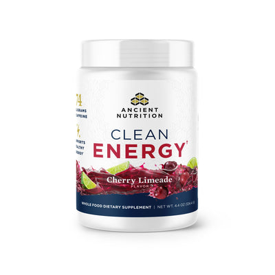 ANCIENT NUTRITION CLEAN ENERGY CHERRY LIMEADE FLAVOR 4.4 OZ