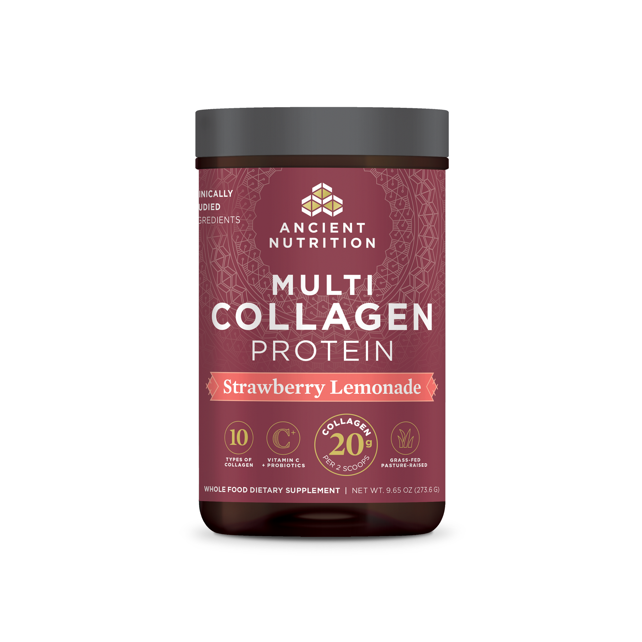 Ancient Nutrition Multi Collagen Protein Strawberry Lemonade