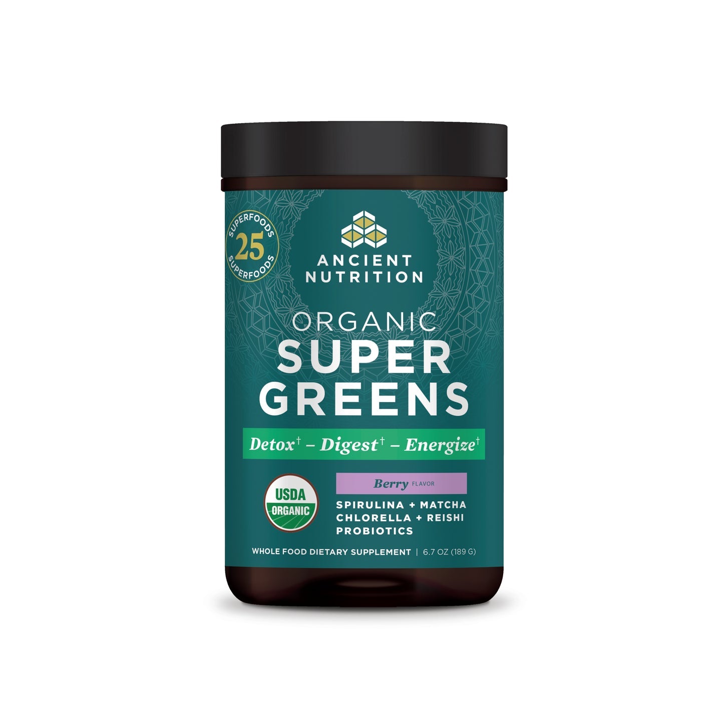 Ancient Nutrition Super Greens Berry