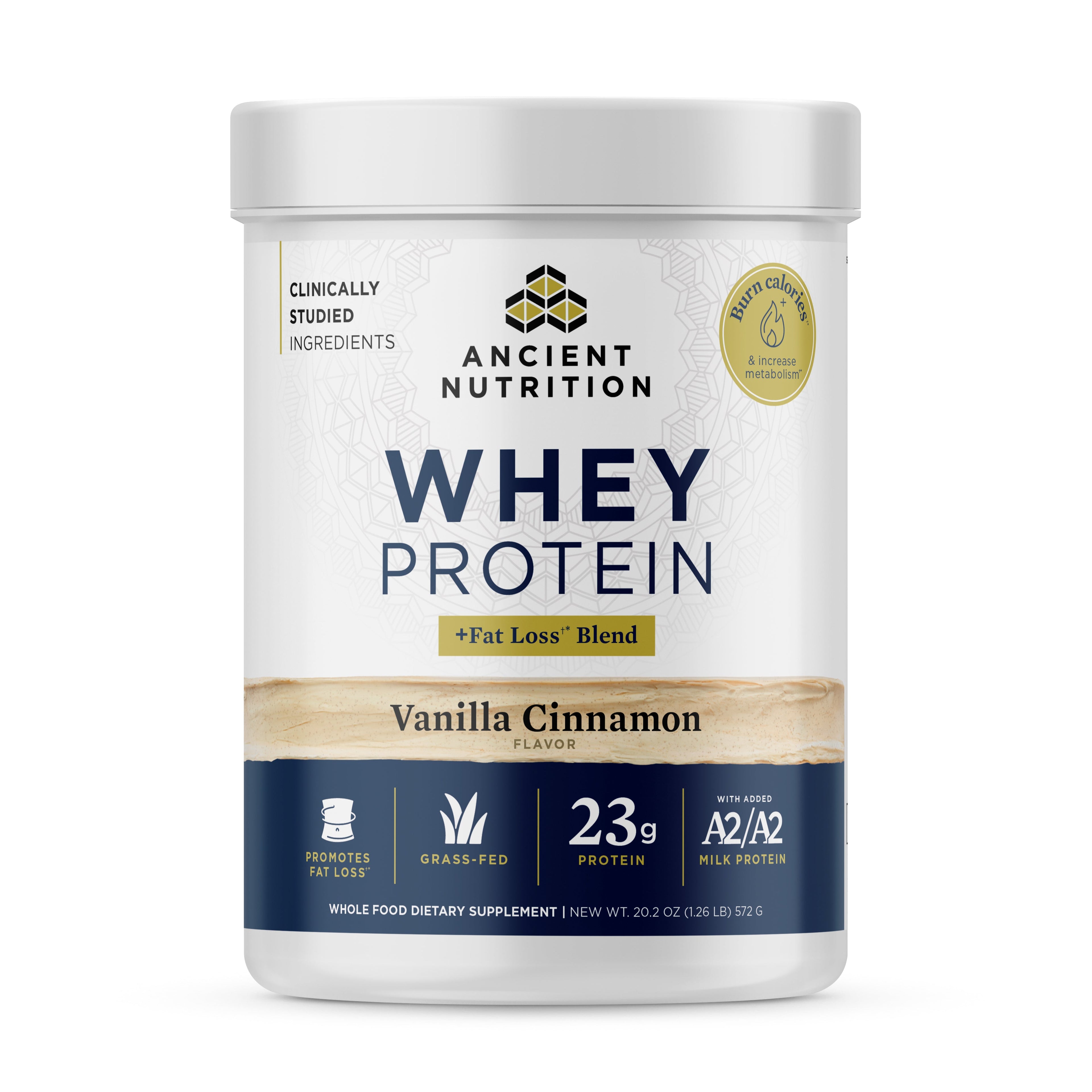 Ancient Nutrition Whey Protein Vanilla Cinnamon