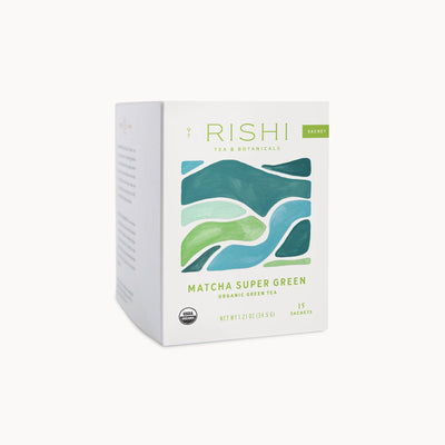 RISHI TEA MATCHA SPRING GREEN BAGS 15CT