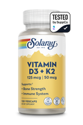Solaray Vitamin D-3 & K-2