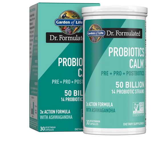 GARDEN OF LIFE DR. FORMULATED PROBIOTICS CALM 50BIL 30CT