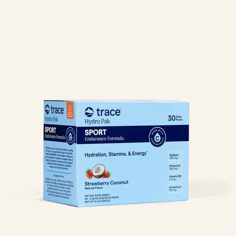 Trace Minerals Hydro Pak Sport Endurance Straw/Coco 30pk