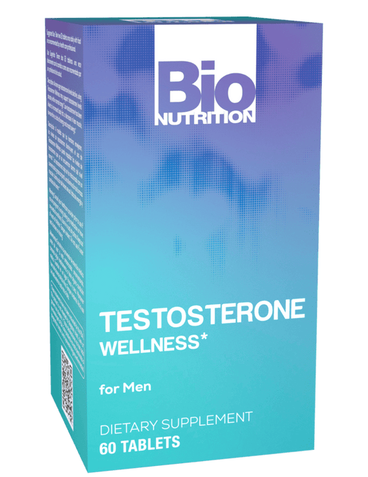 BIO NUTRITION TESTOSTERONE WELLNESS FOR MEN 60 TABLETS