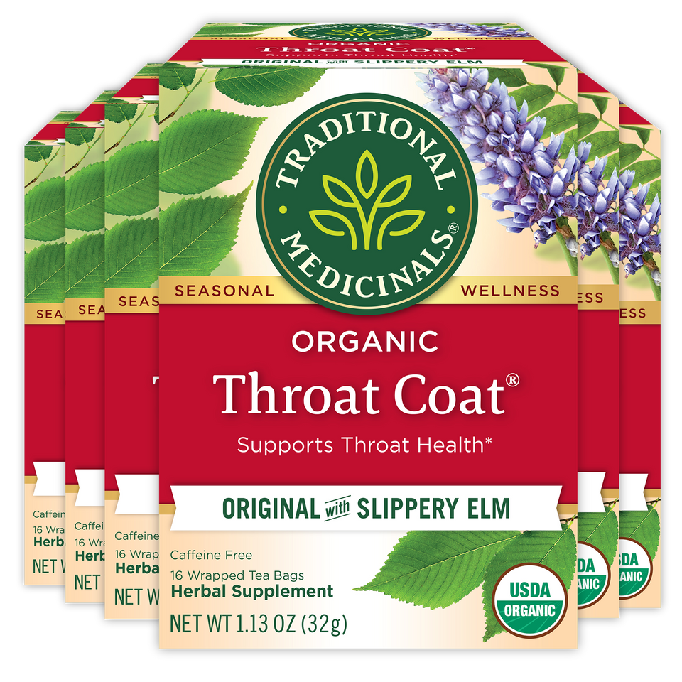 TRADITIONAL MEDICINALS TEA THROAT COAT