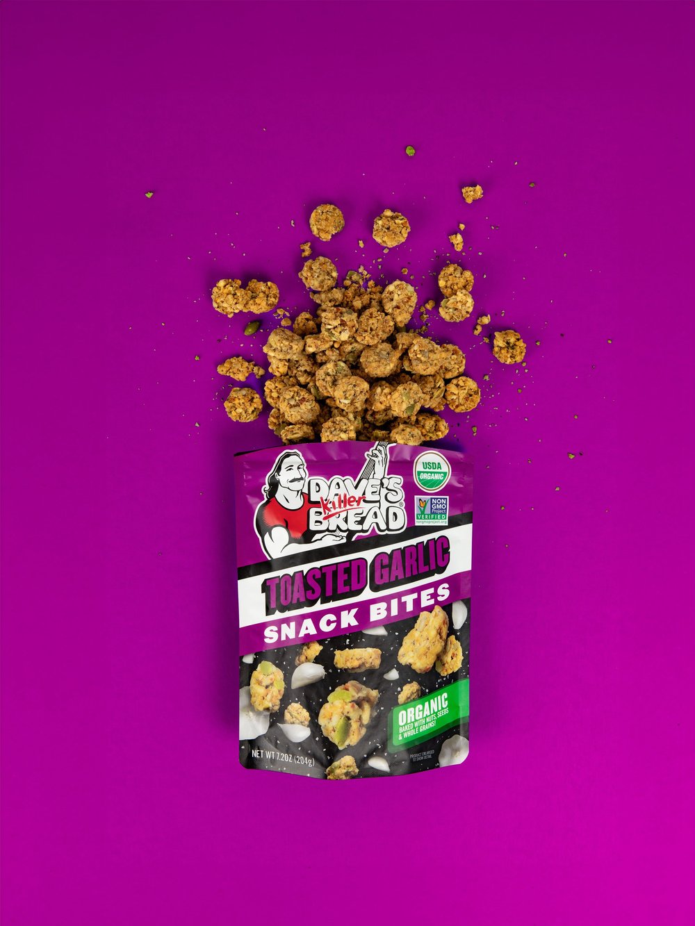 DAVES KILLER TOASTED GARLIC 7.2 OZ