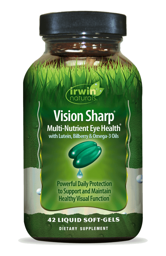 IRWIN NATURALS VISION SHARP MULTI-NUTRIENT EYE HEALTH 42 SGELS