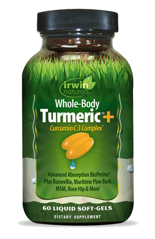 IRWIN NATURALS WHOLE-BODY TURMERIC EXTRA 60 SOFT GELS