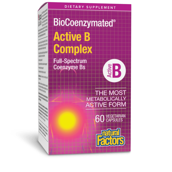 NATURAL FACTORS ACTIVE B COMPLEX 60 VEG CAPSULES