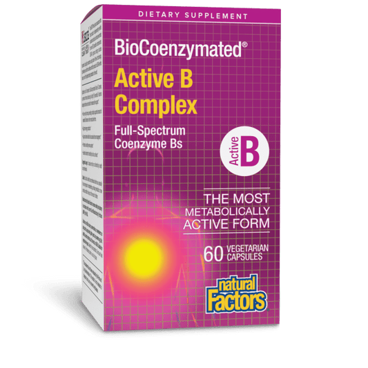 NATURAL FACTORS ACTIVE B COMPLEX 60 VEG CAPSULES